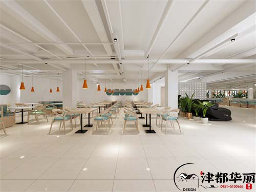 宁夏城投智慧市场餐厅设计方案鉴赏|宁夏餐厅设计装修公司推荐