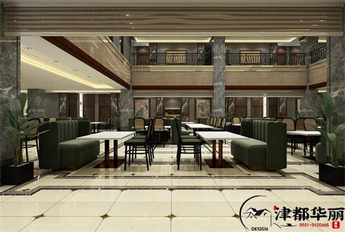 宁夏穆澜阁餐厅设计方案鉴赏|简约的设计风格也可以诠释不同的空间品位