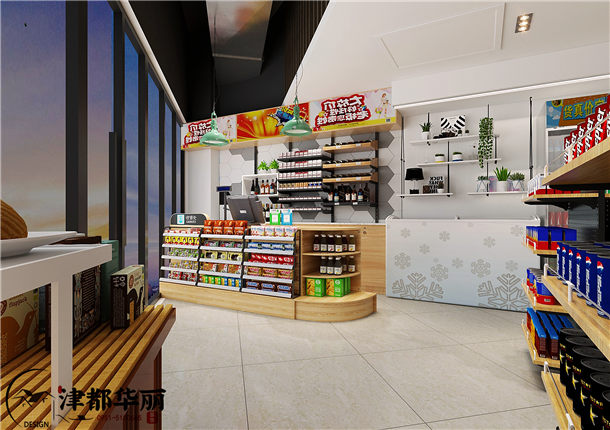宁夏益丰便利店设计方案鉴赏|宁夏便利店设计装修公司推荐   