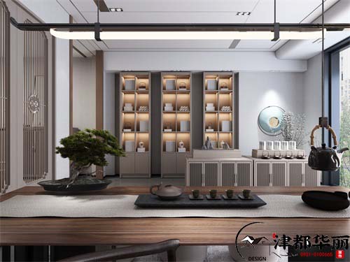 宁夏尚饮茶楼设计方案鉴赏|宁夏茶楼设计装修公司推荐