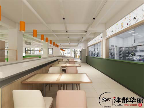 宁夏城投智慧市场餐厅设计方案鉴赏|宁夏餐厅设计装修公司推荐