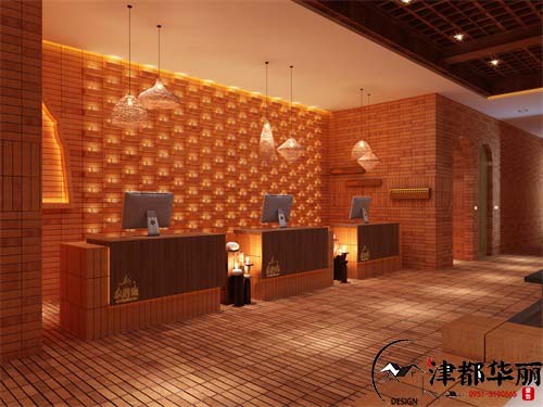 宁夏装修公司|银川泰兰德足浴（建发现代城店）装修实景图|宁夏津都华丽装饰