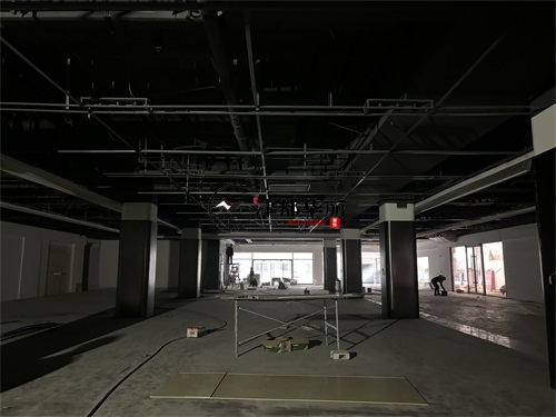 宁夏装修公司|宁夏奥蒲商业大厅装修施工进度