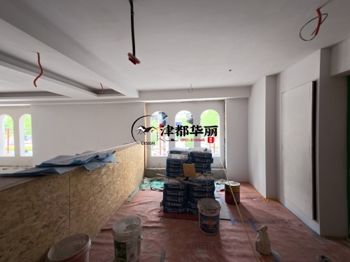 宁夏装修公司|宁夏酵雅餐厅设计装修项目施工后期进度