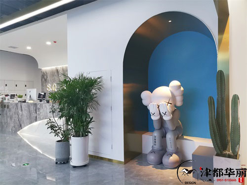 宁夏美业中心装修设计项目|津都华丽设计