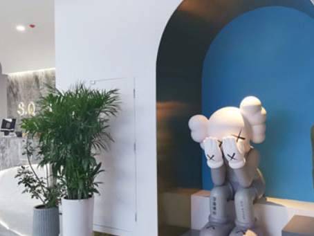 宁夏装修公司|宁夏沙琦美业中心设计装修项目落地实景