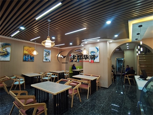 宁夏餐厅装修设计项目|津都华丽设计