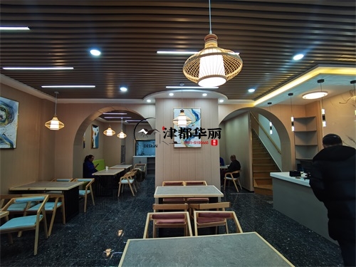 宁夏餐厅装修设计项目|津都华丽设计