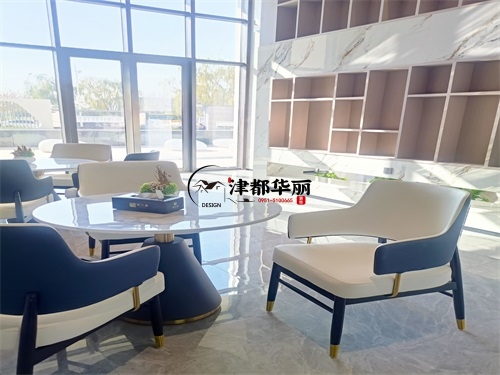 宁夏售楼部大厅装修设计项目|津都华丽设计