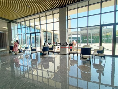 宁夏售楼部大厅装修设计项目|津都华丽设计