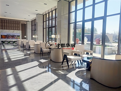 宁夏售楼部大厅装修设计项目|津都华丽设计