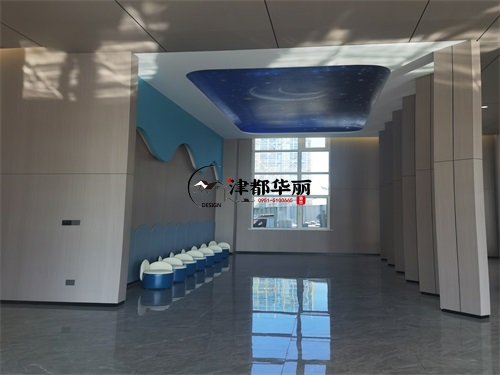 宁夏售楼部大厅装修设计项目|津都华丽设计