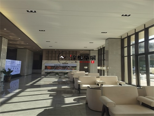 宁夏售楼部大厅装修设计项目|津都华丽设计