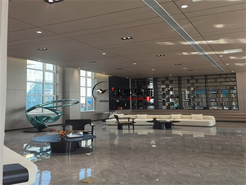 宁夏售楼部大厅装修设计项目|津都华丽设计