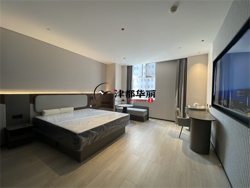 宁夏轻居酒店装修设计项目|津都华丽设计