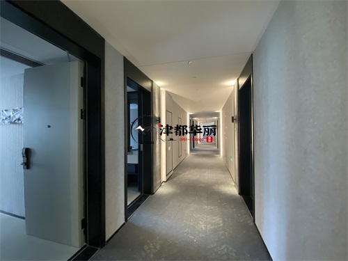 宁夏轻居酒店装修设计项目|津都华丽设计