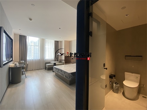 宁夏轻居酒店装修设计项目|津都华丽设计g