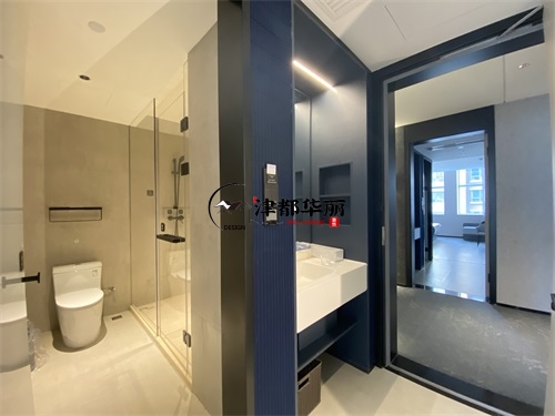 宁夏轻居酒店装修设计项目|津都华丽设计