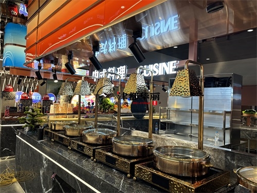 宁夏自助餐厅装修设计项目|津都华丽设计