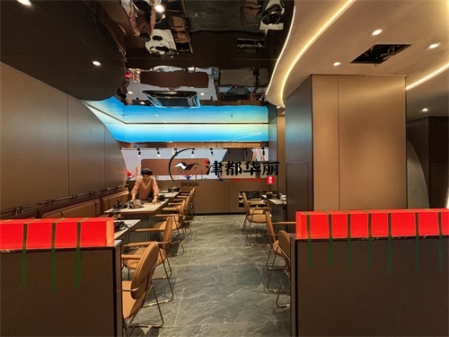 宁夏自助餐厅装修设计项目|津都华丽设计