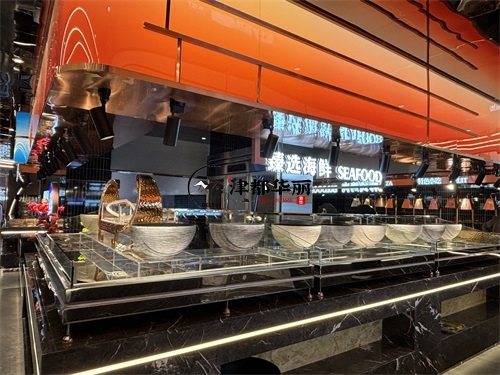 宁夏自助餐厅装修设计项目|津都华丽设计