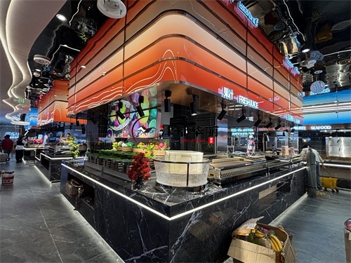 宁夏自助餐厅装修设计项目|津都华丽设计