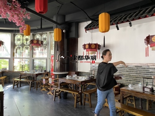 宁夏火锅店装修设计项目|津都华丽设计