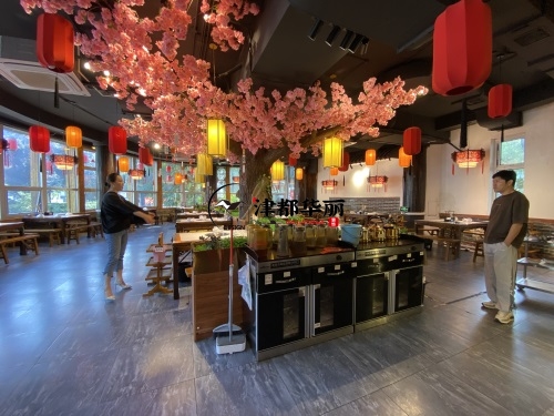 宁夏火锅店装修设计项目|津都华丽设计