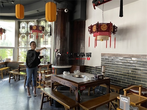 宁夏火锅店装修设计项目|津都华丽设计