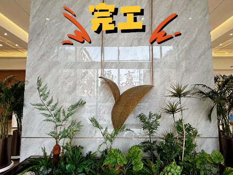 宁夏装修公司推荐|宁夏大河雲初售楼部装修软装布场