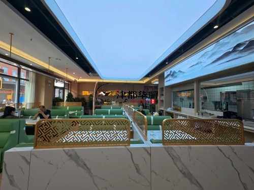 宁夏餐厅装修设计项目|津都华丽设计