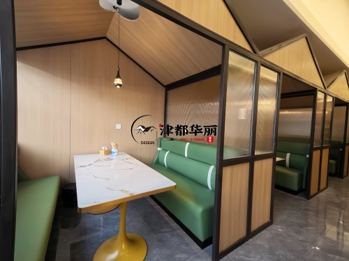 宁夏餐厅装修设计项目|津都华丽设计