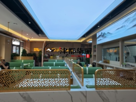 宁夏装修公司推荐|宁夏预海餐厅设计装修实景落地