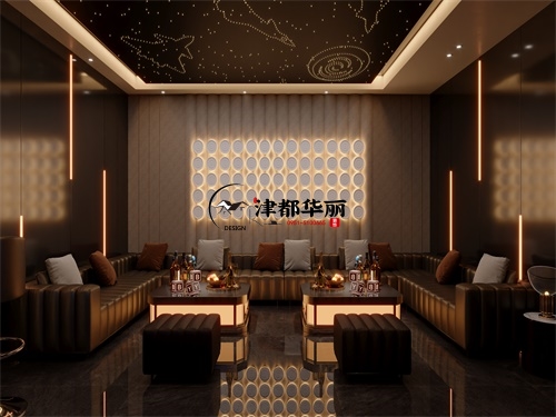 宁夏会所装修设计项目|津都华丽设计