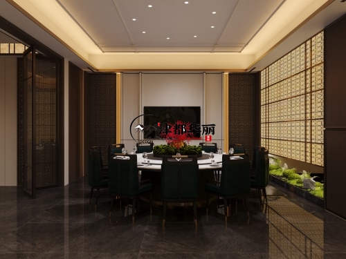 宁夏会所装修设计项目|津都华丽设计
