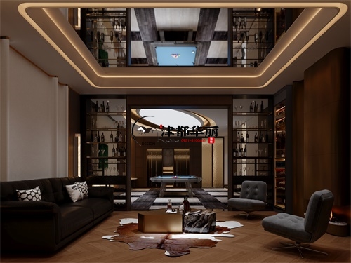 宁夏会所装修设计项目|津都华丽设计